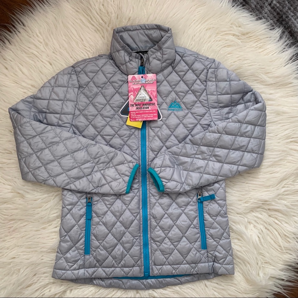 Snooze Girls’ Glacier Quilted Jacket, Size M